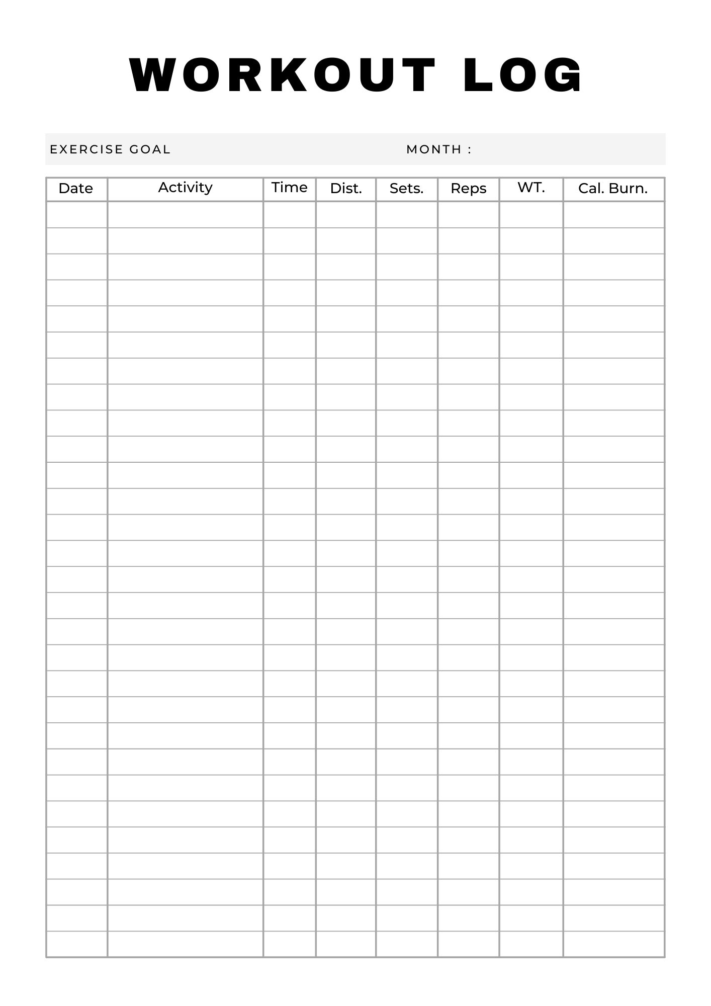 Running Log