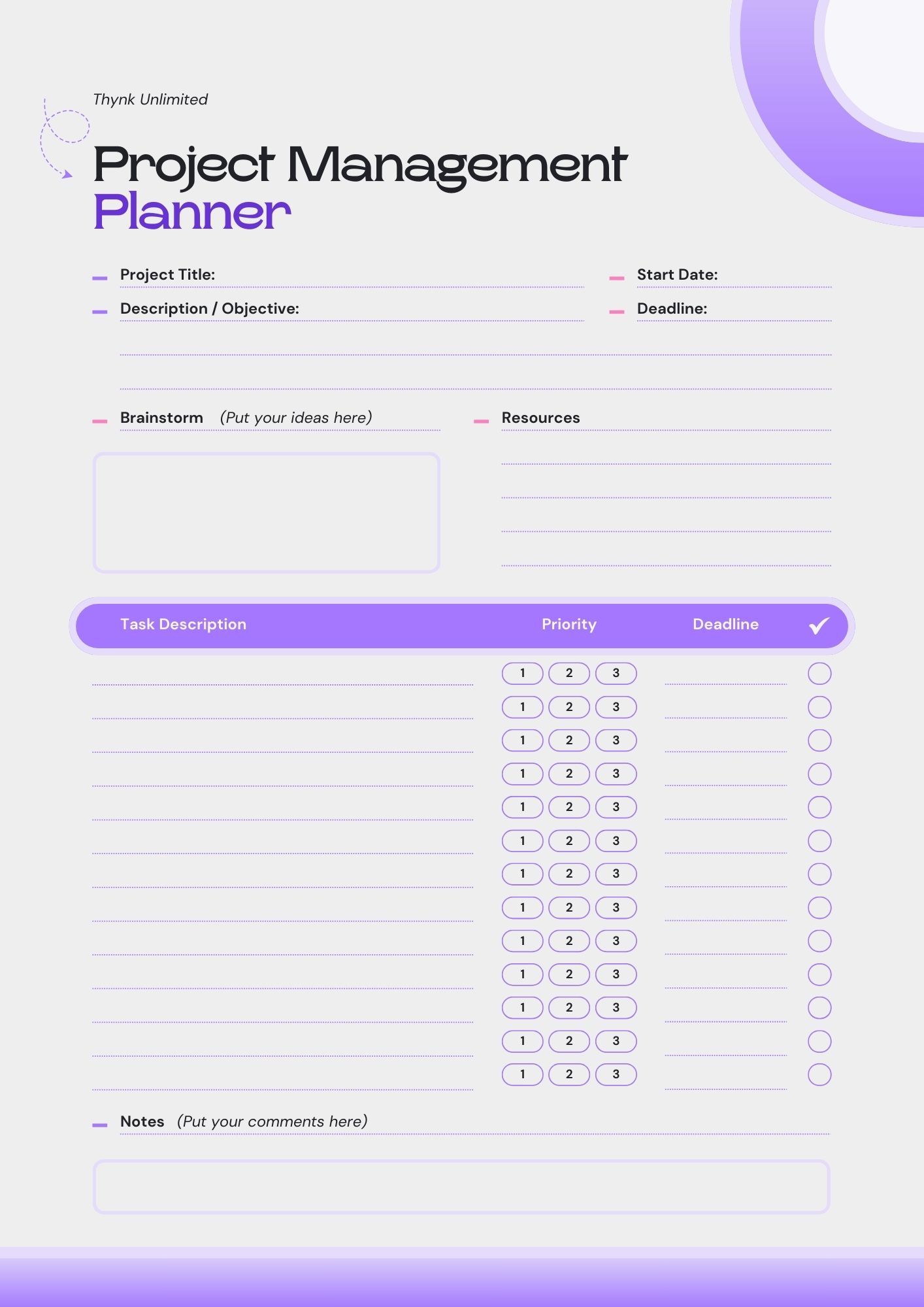 DIY Project Planner