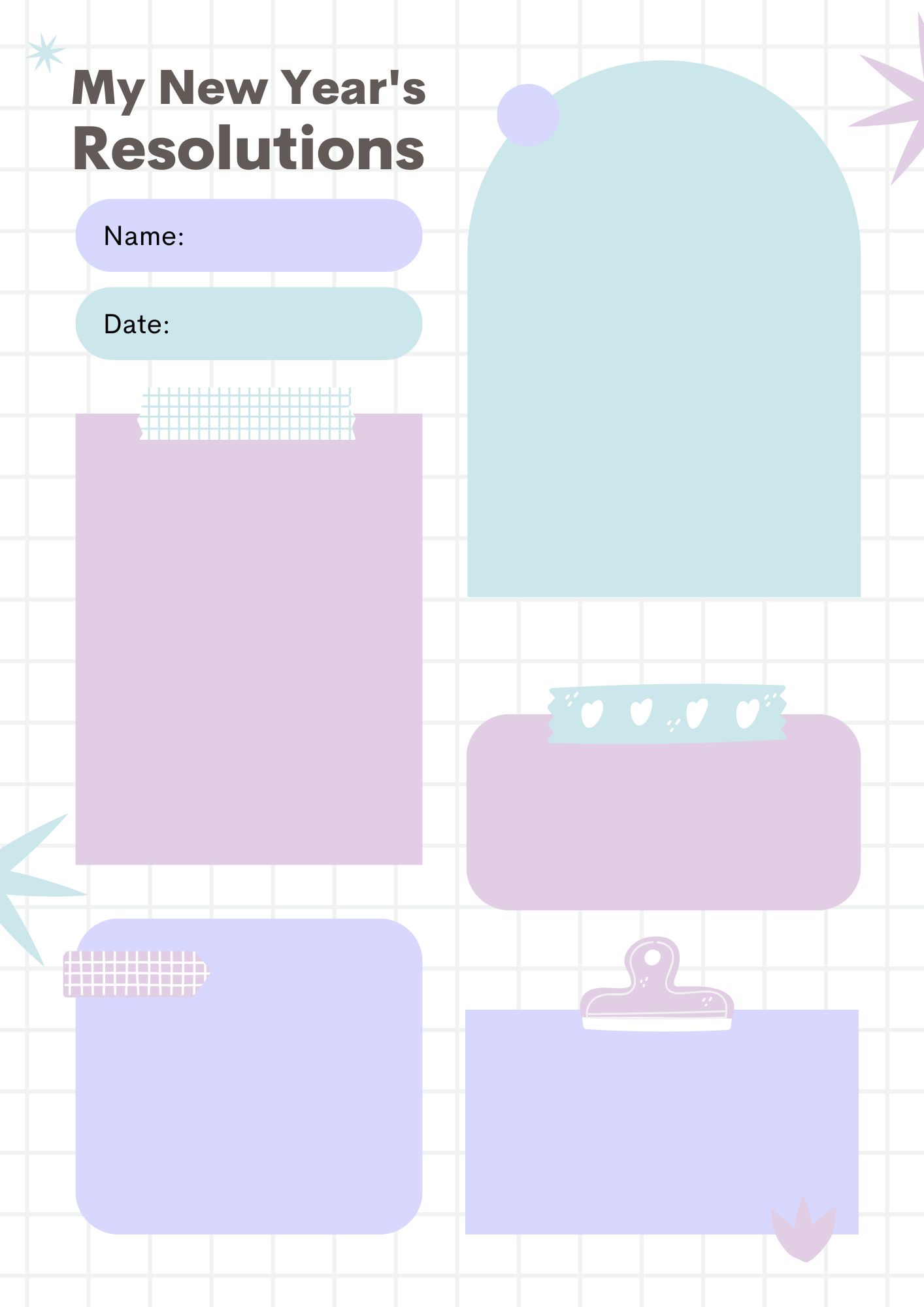 New Year’s Resolution Planner